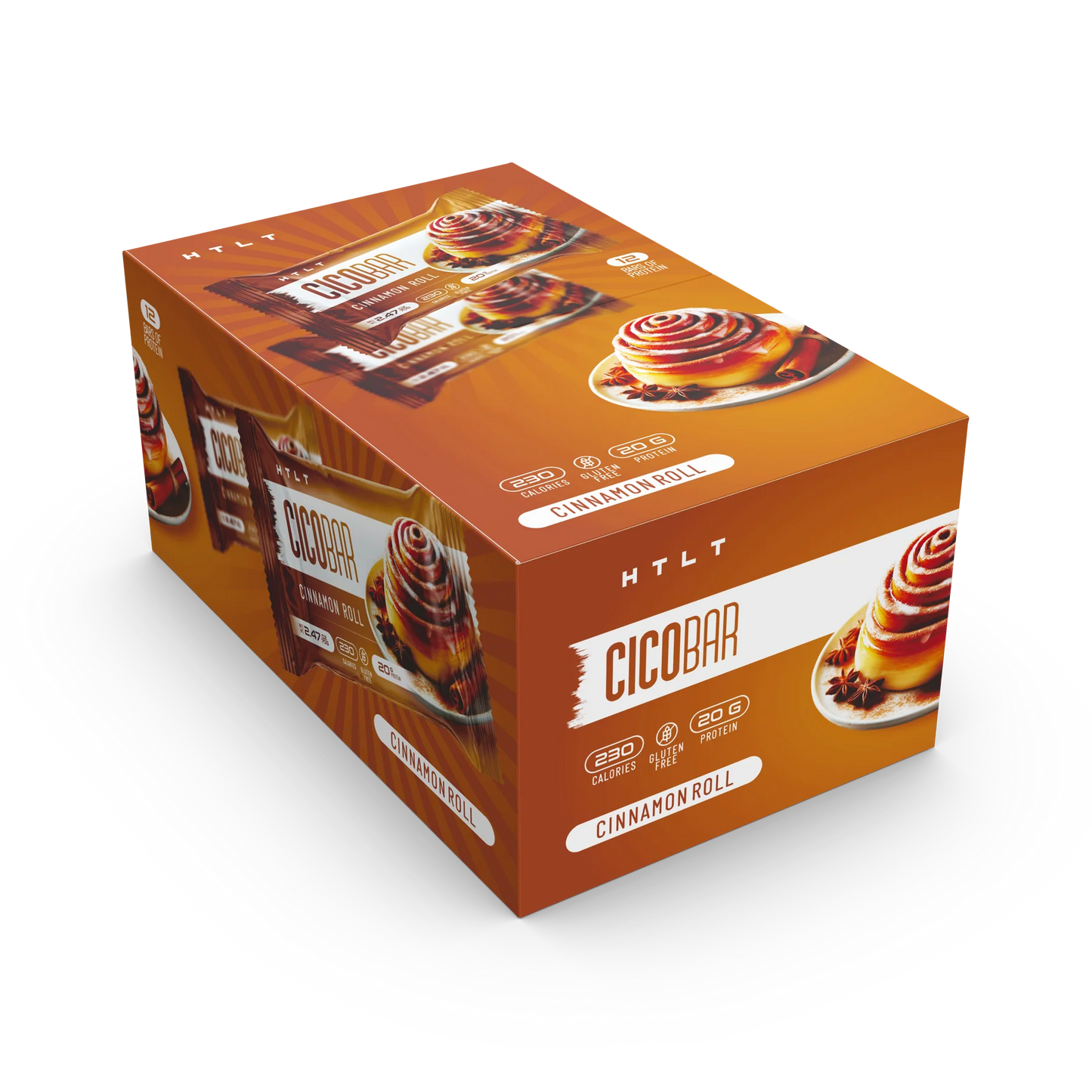 HTLT CicoBar Protein Snack Bar Cinnamon Roll