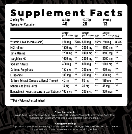 HTLT Pre-Workout Signature Series Blue Lobster