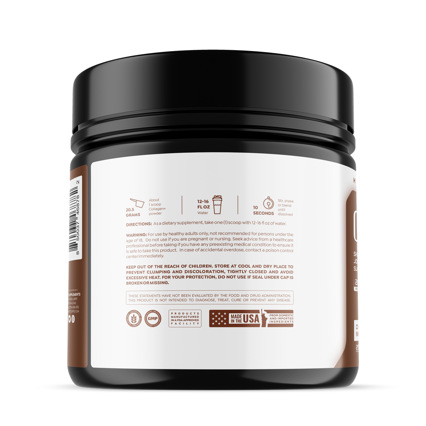 HTLT Collagen Plus Powder Chocolate Milkshake
