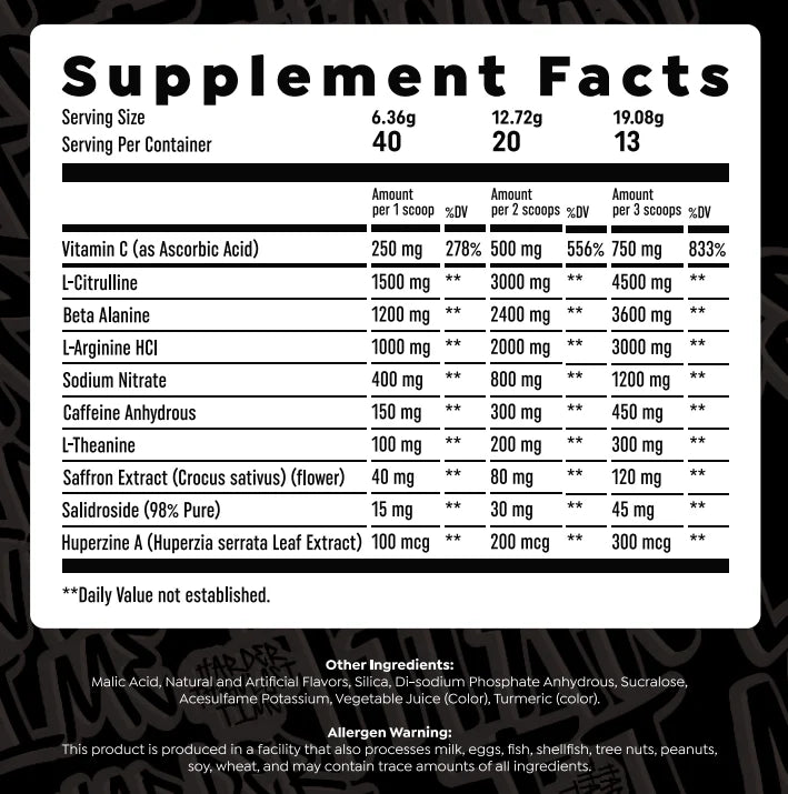 HTLT Pre-Workout Signature Series Hussaiyan Mode